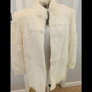 Off-White fur coat